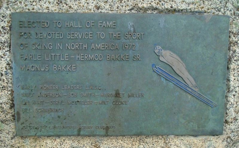 Earle Little - Hermod Bakke Sr. - Magnus Bakke Marker image. Click for full size.