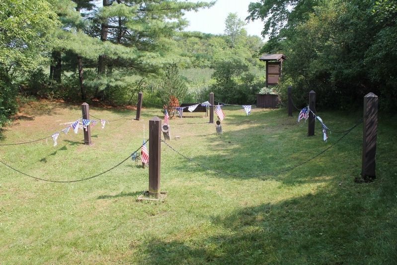The Battle of Cranberry Creek burial site image. Click for full size.