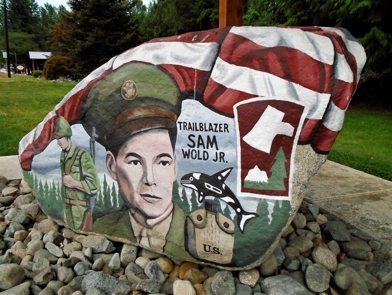 Sam Wold on Snohomish County Freedom Rock image. Click for full size.
