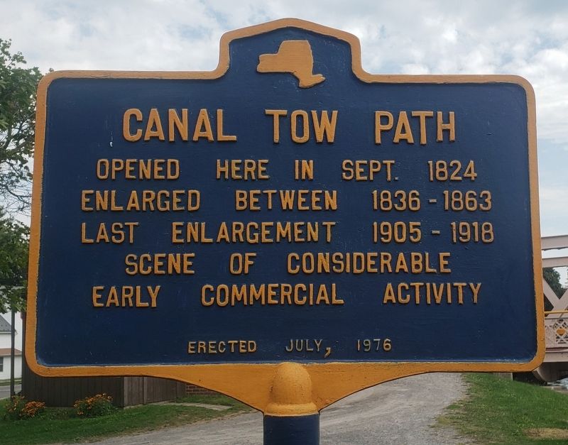Canal Tow Path Marker image. Click for full size.