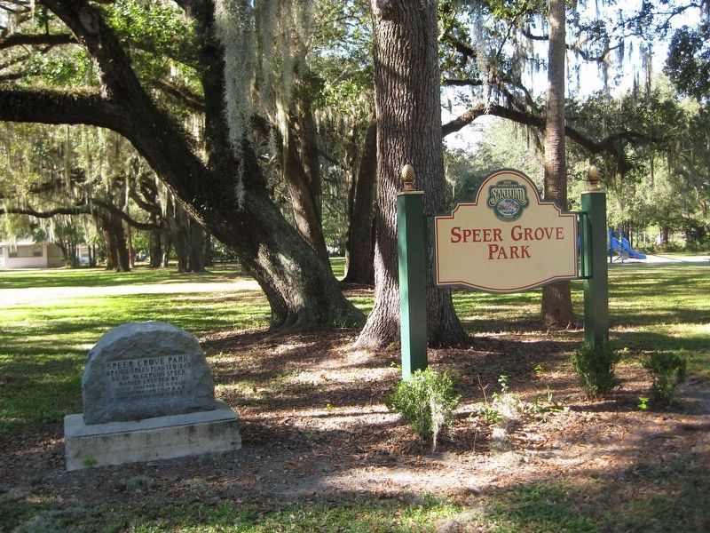 Speer Grove Park. Click for full size. Speer Grove Park image. Click for full size.