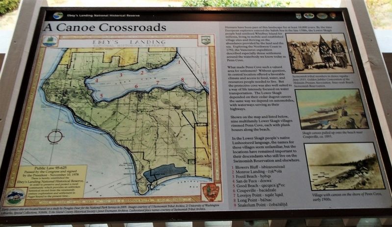 A Canoe Crossroads Marker image. Click for full size.