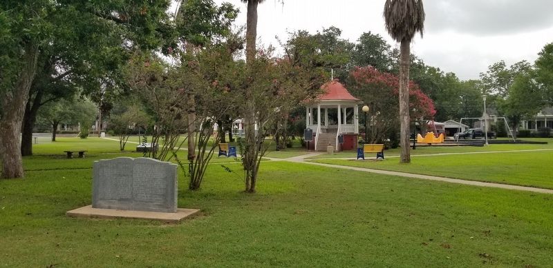The Shiner, Texas Marker is in the Welhausen Park. image. Click for full size.