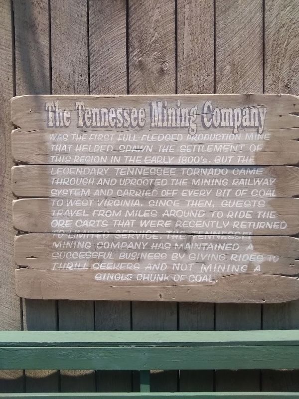 The Tennessee Mining Company Marker image. Click for full size.