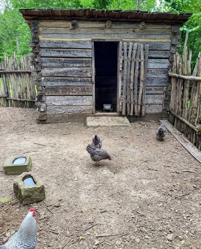 Lincoln Boyhood Farm Chicken Coop image. Click for full size.