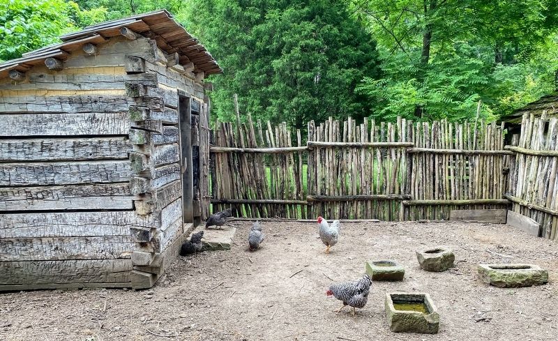 Lincoln Boyhood Farm Chicken Coop. Click for full size. Lincoln Boyhood Farm Chicken Coop image. Click for full size.