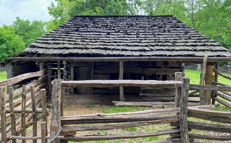 Lincoln Boyhood Farm Barn image. Click for full size.