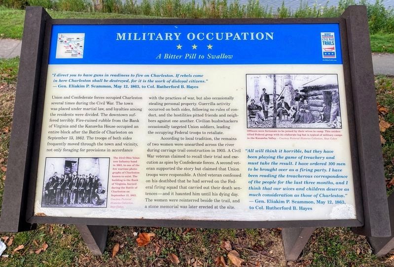 Military Occupation Marker. Click for full size. Military Occupation Marker image. Click for full size.