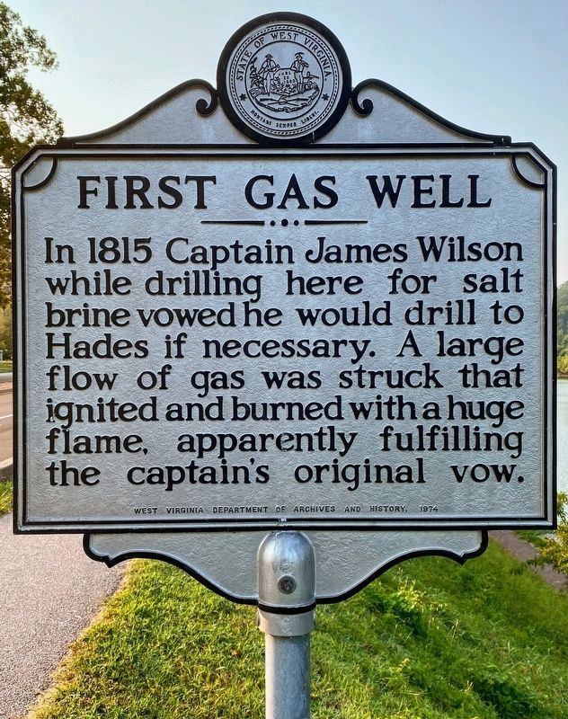 First Gas Well Marker image. Click for full size.