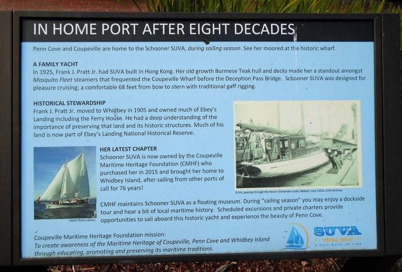 In Home Port After Eight Decades Marker. Click for full size. In Home Port After Eight Decades Marker image. Click for full size.