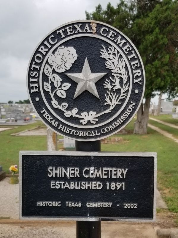 Shiner Cemetery Marker image. Click for full size.
