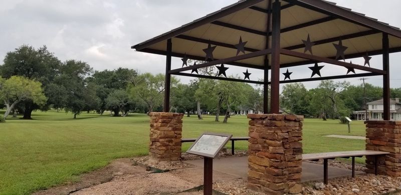 The view of the Kerr's Settlement Marker from the street. Click for full size. The view of the Kerr's Settlement Marker from the street image. Click for full size.
