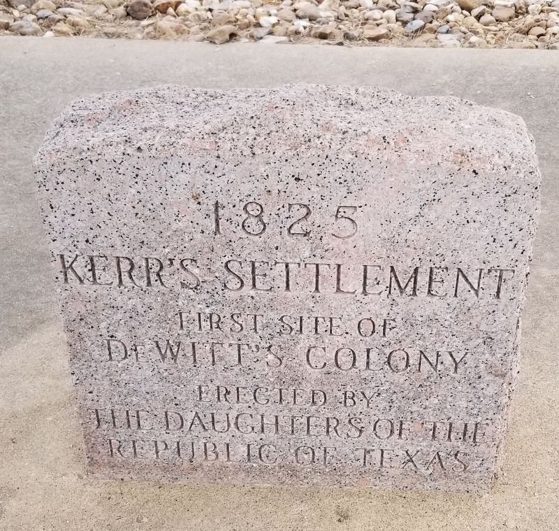 1825 Kerr's Settlement Marker image. Click for full size.
