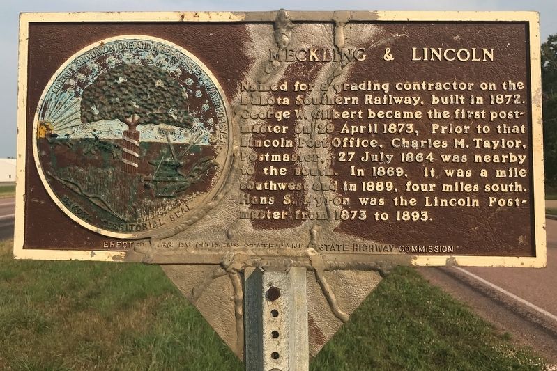 Meckling & Lincoln Marker image. Click for full size.