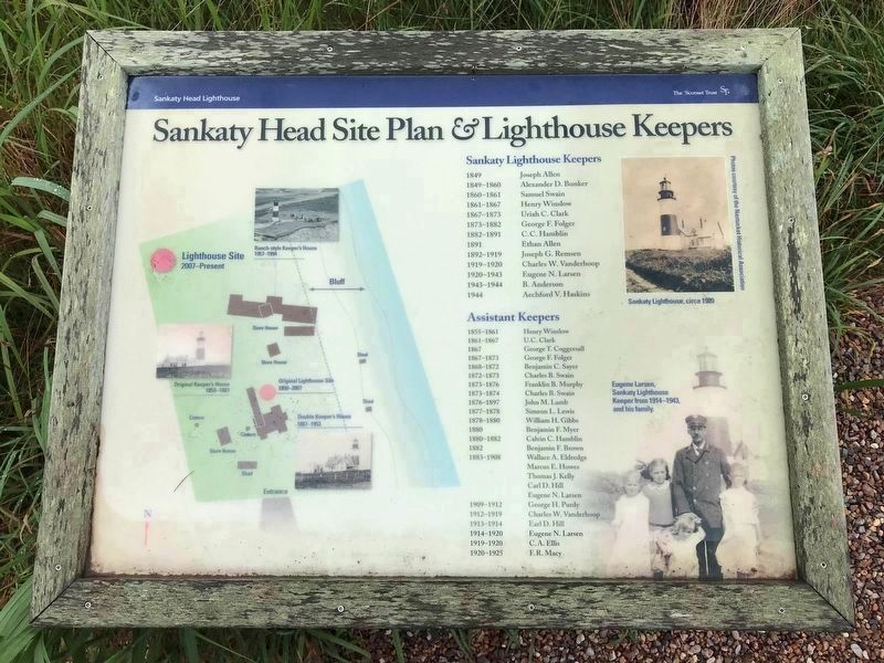Nearby Sankaty Head Site Plan & Lighthouse Keepers List. Click for full size. Nearby Sankaty Head Site Plan & Lighthouse Keepers List image. Click for full size.