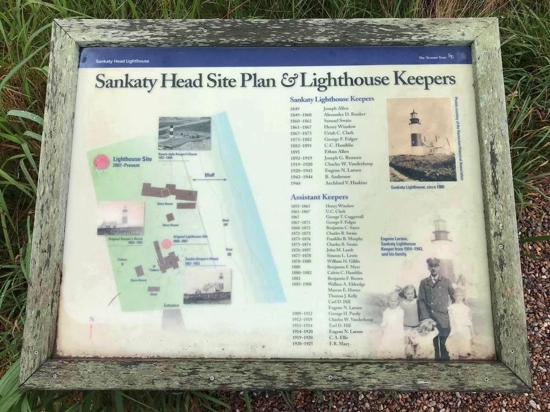 Nearby Sankaty Head Site Plan & Lighthouse Keepers List image. Click for full size.