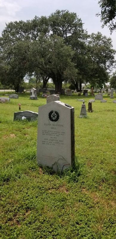 Elijah Valentine Dale Marker image. Click for full size.