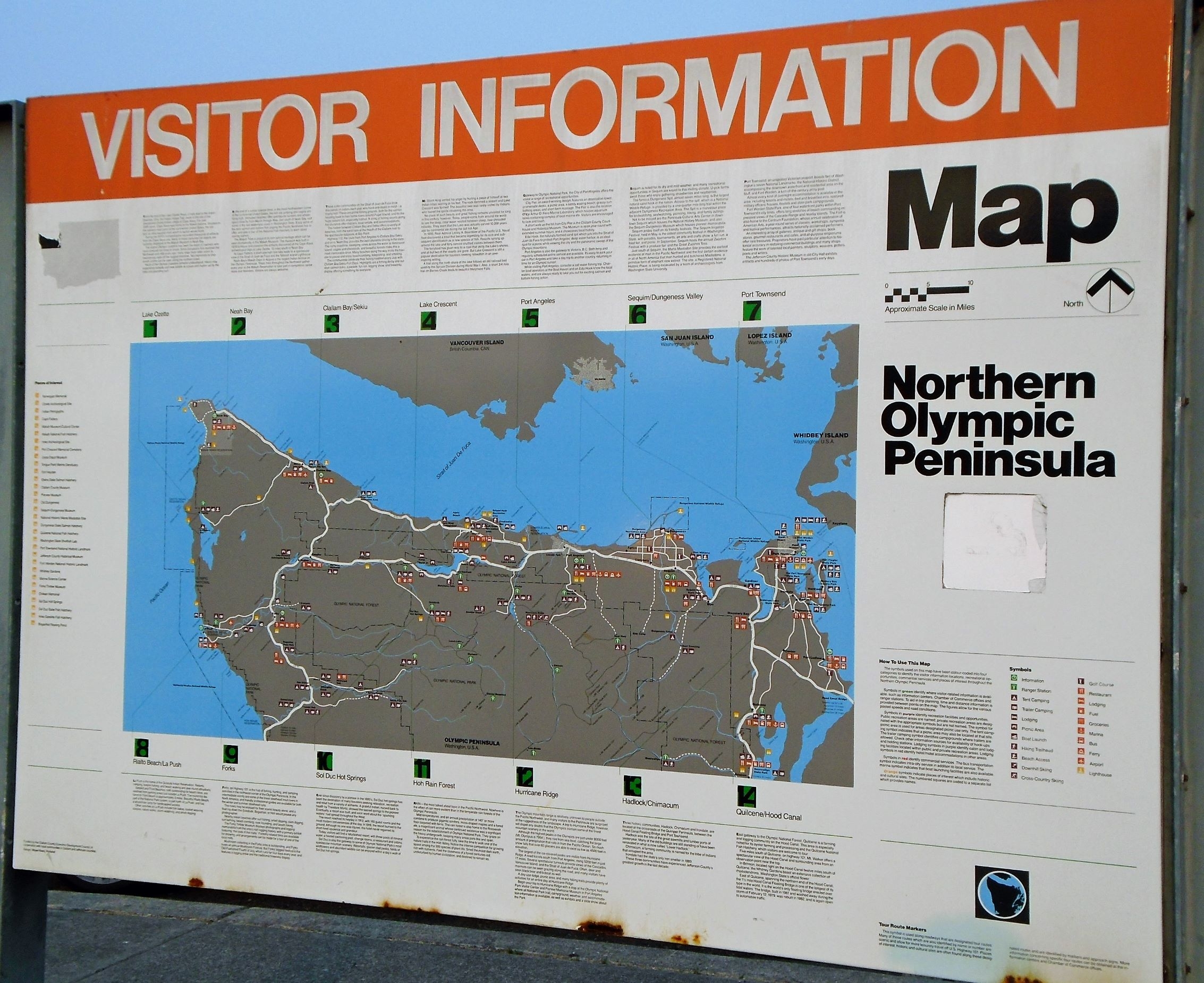 Northern Olympic Peninsula Marker