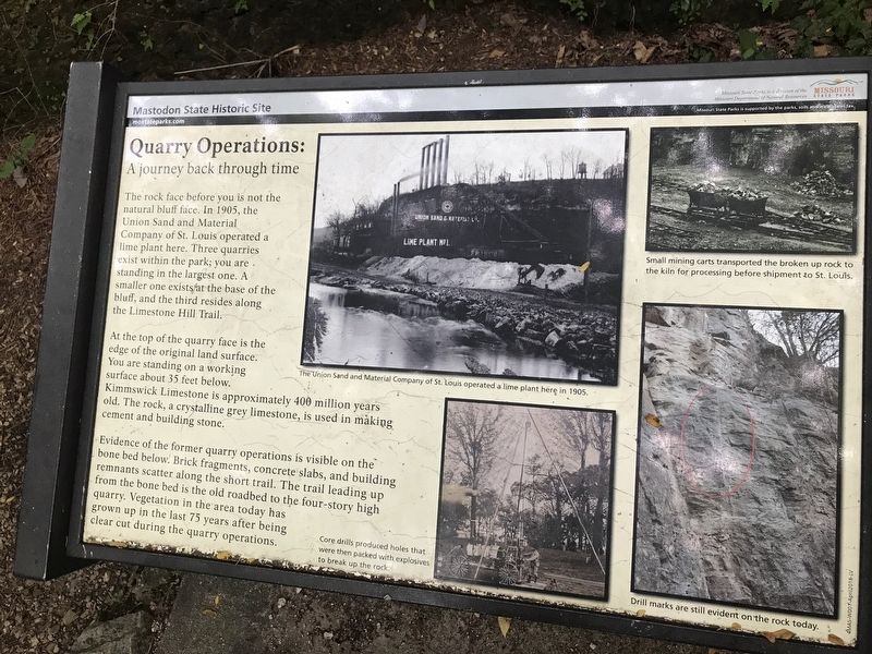 Quarry Operations Marker. Click for full size. Quarry Operations Marker image. Click for full size.
