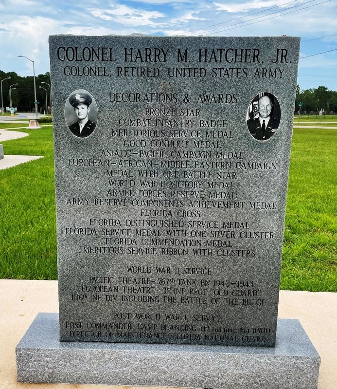 Colonel Harry M. Hatcher, Jr Marker image. Click for full size.
