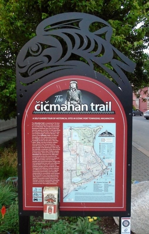<i>The</i> čičməhan trail Marker image. Click for full size.