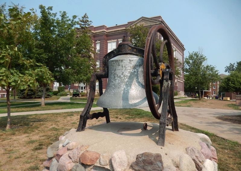 Nebraska Normal College Bell, circa 1892 image. Click for full size.