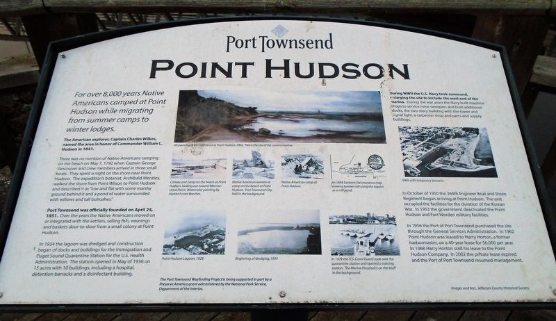 Point Hudson Marker image. Click for full size.