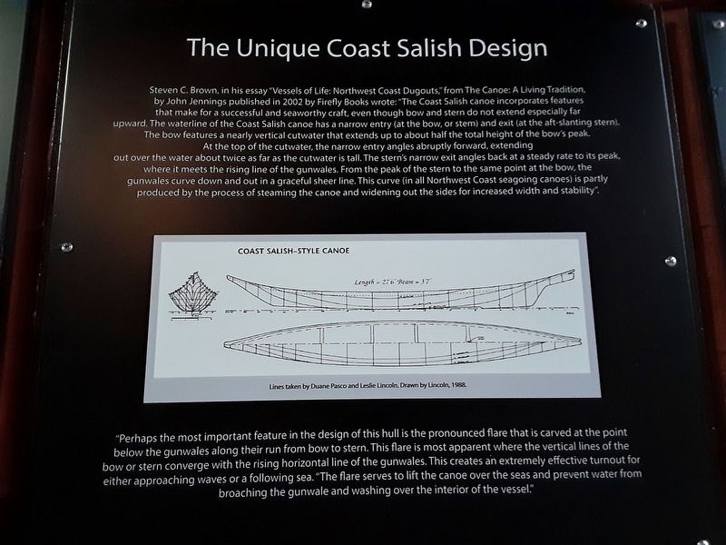The Unique Coast Salish Design Marker image. Click for full size.