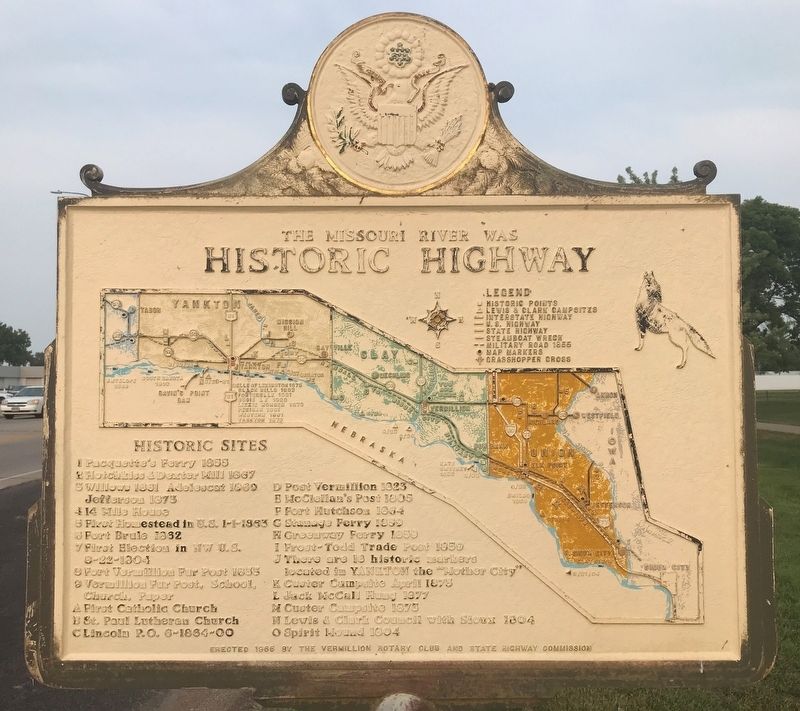 Historic Highway Marker image. Click for full size.