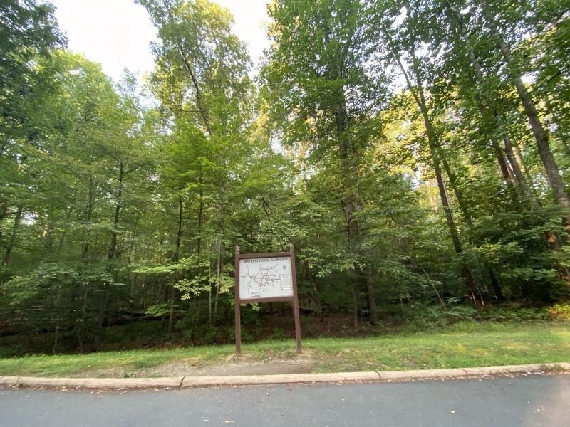 Spotsylvania Campaign Marker. Click for full size. Spotsylvania Campaign Marker image. Click for full size.