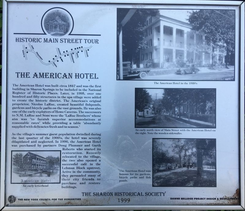 The American Hotel Marker. Click for full size. The American Hotel Marker image. Click for full size.
