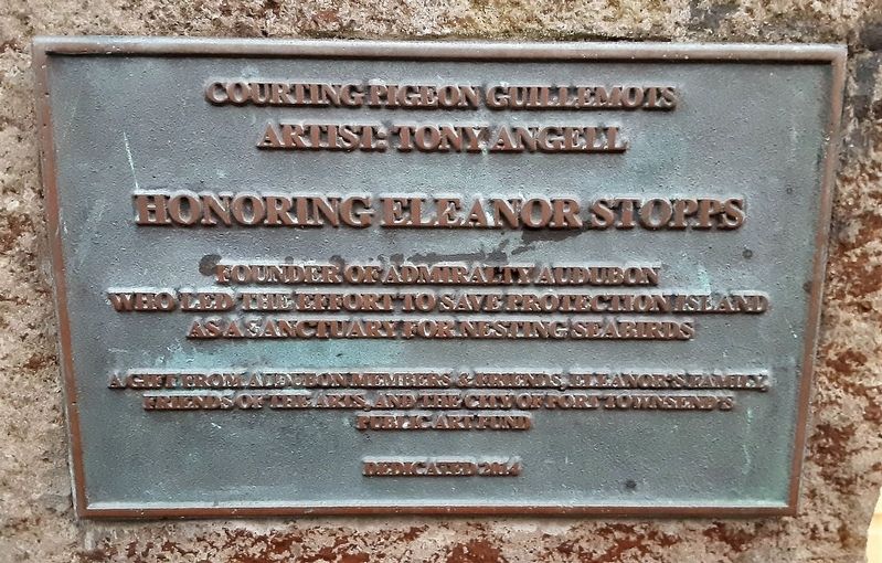 Honoring Eleanor Stopps Marker. Click for full size. Honoring Eleanor Stopps Marker image. Click for full size.