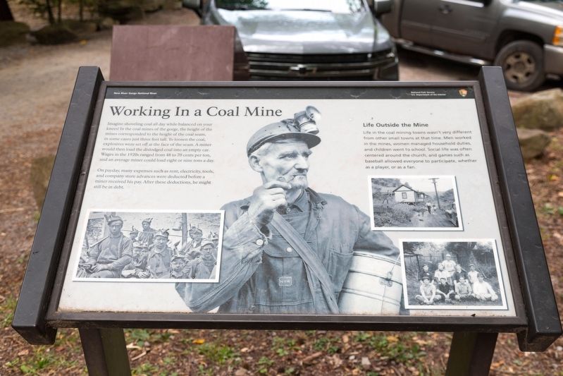Working In a Coal Mine Marker image. Click for full size.