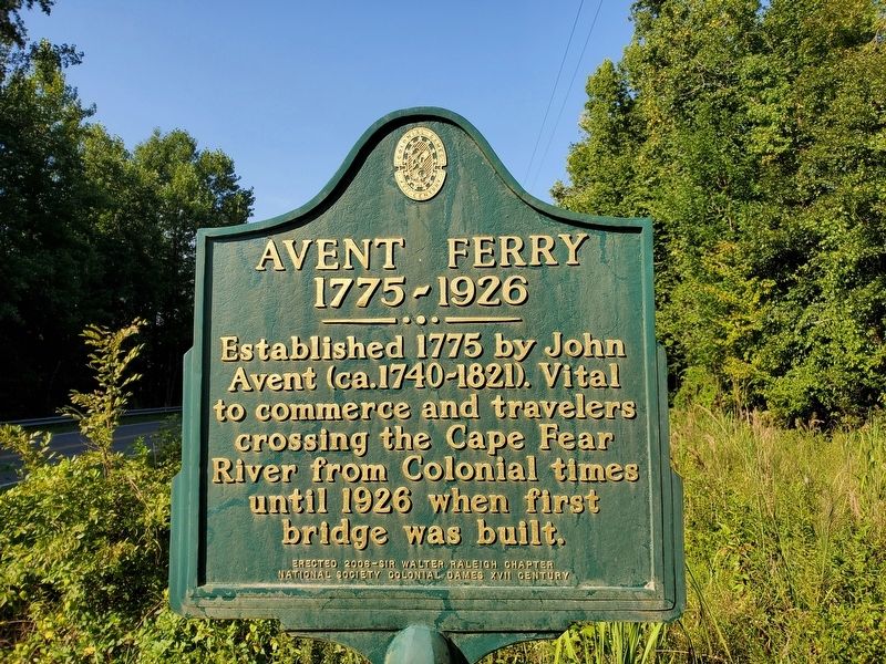 Avent Ferry Marker image. Click for full size.