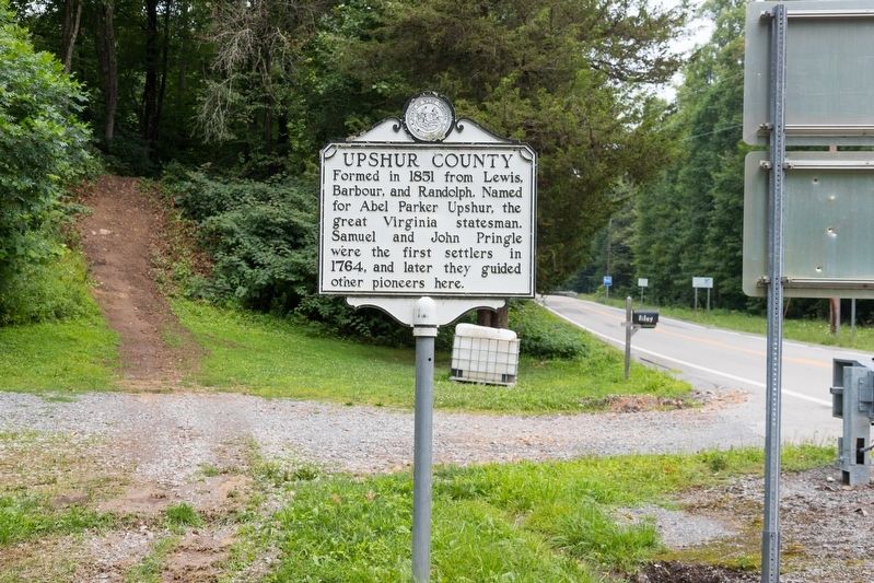 Webster County / Upshur County Marker image. Click for full size.