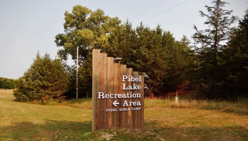 Pibel Lake Recreation Area Sign image. Click for full size.