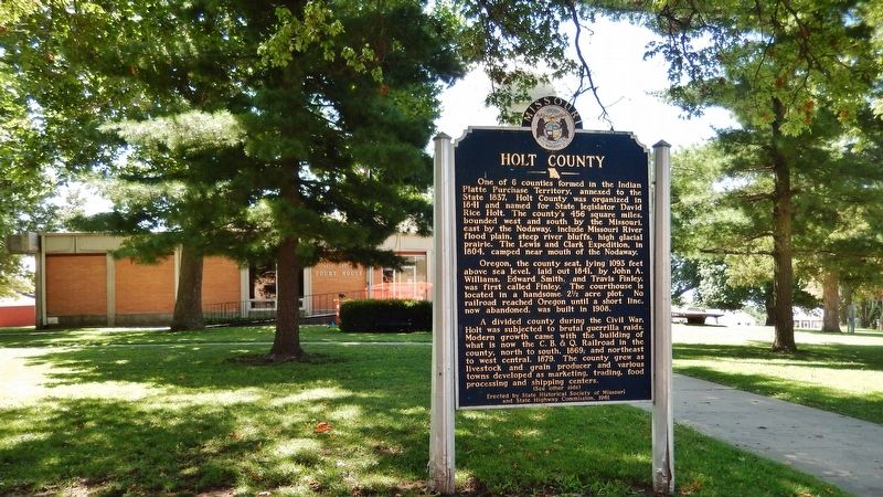 Holt County Marker image. Click for full size.