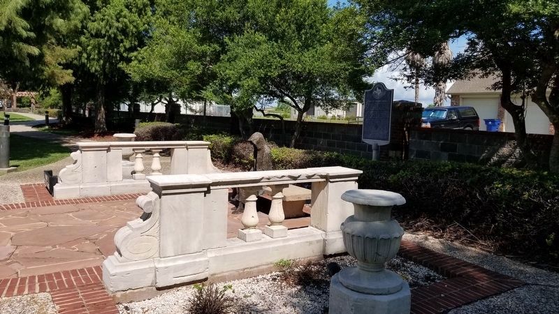 The Texas City Memorial Cemetery Marker. Click for full size. The Texas City Memorial Cemetery Marker image. Click for full size.