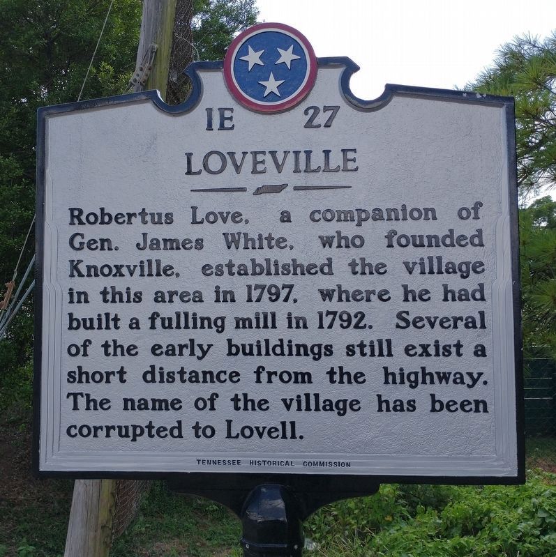 Loveville Marker image. Click for full size.