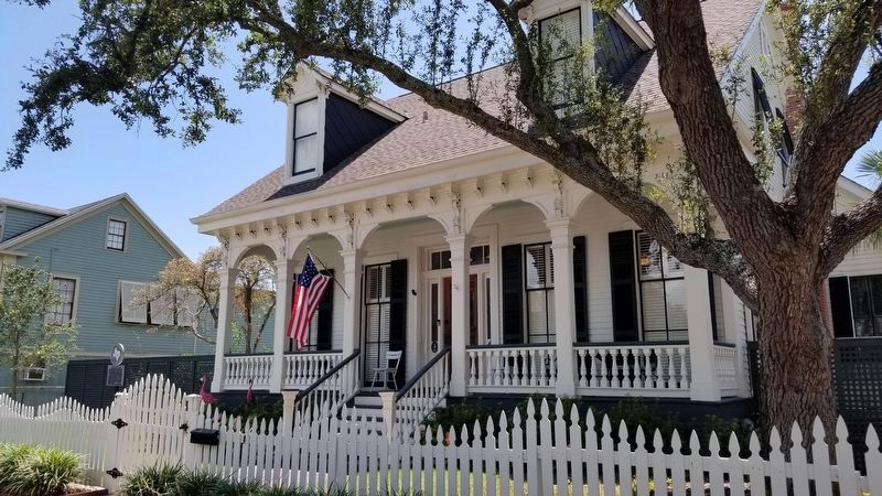 The John M. Jones House and Marker. Click for full size. The John M. Jones House and Marker image. Click for full size.