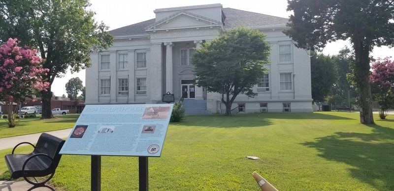 1854 Courthouse Marker. Click for full size. 1854 Courthouse Marker image. Click for full size.