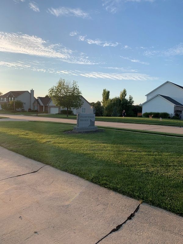 O'Fallon Veterans Monument. Click for full size. O'Fallon Veterans Monument image. Click for full size.