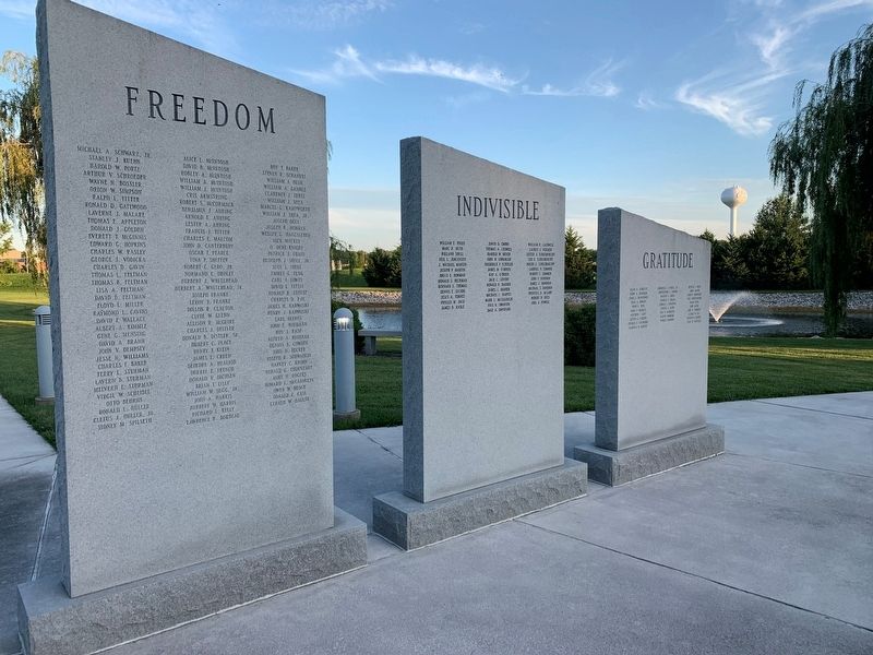 O'Fallon Veterans Monument. Click for full size. O'Fallon Veterans Monument image. Click for full size.