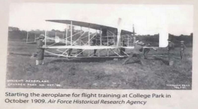 Wright Aeroplace image. Click for full size.