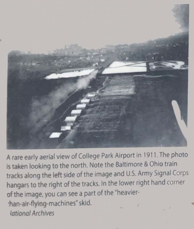 Aerial view of College Park Airport image. Click for full size.