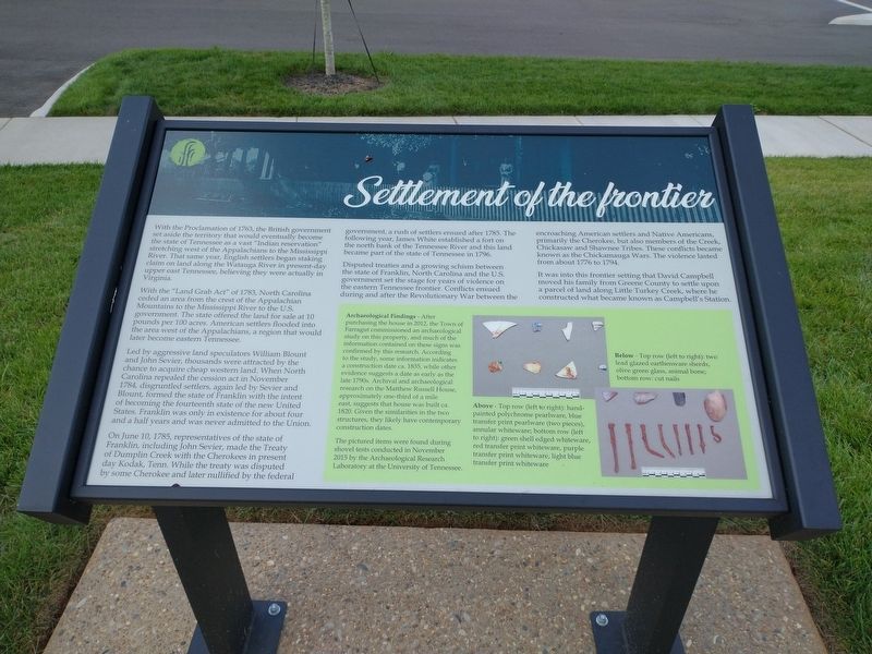 Settlement of the Frontier Marker image. Click for full size.
