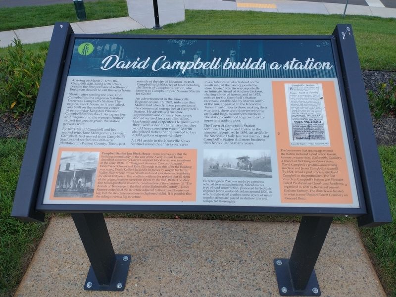 David Campbell builds a station Marker image. Click for full size.