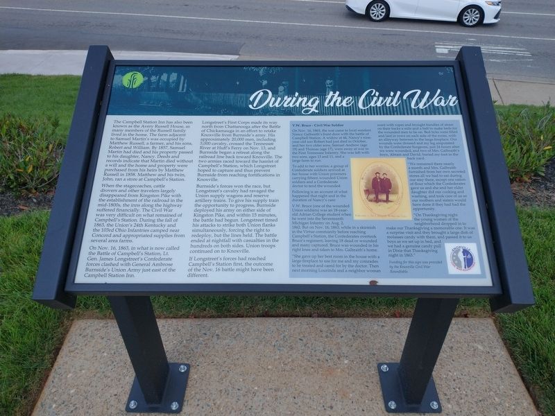 During the Civil War Marker. Click for full size. During the Civil War Marker image. Click for full size.
