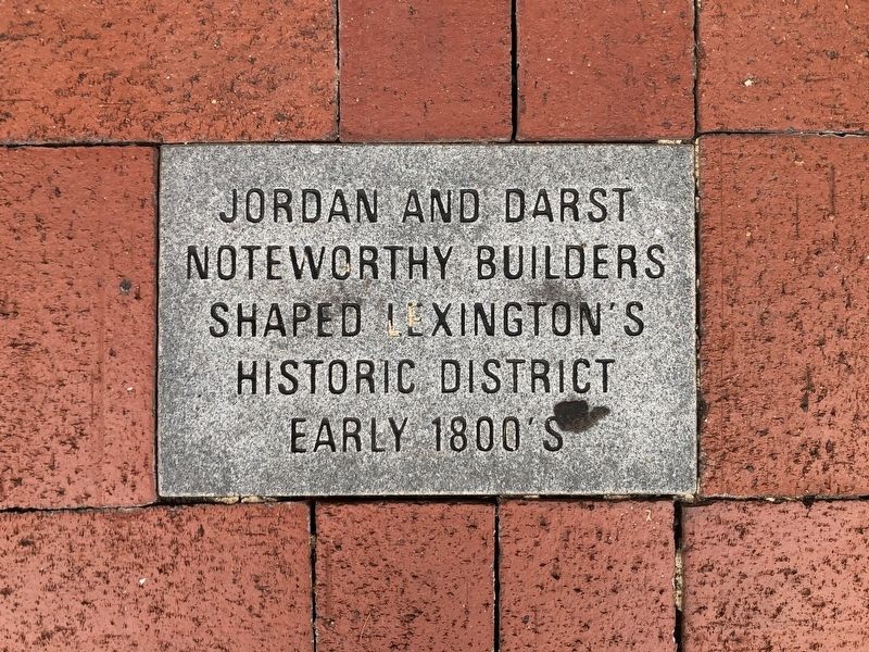 Jordan and Darst Marker. Click for full size. Jordan and Darst Marker image. Click for full size.