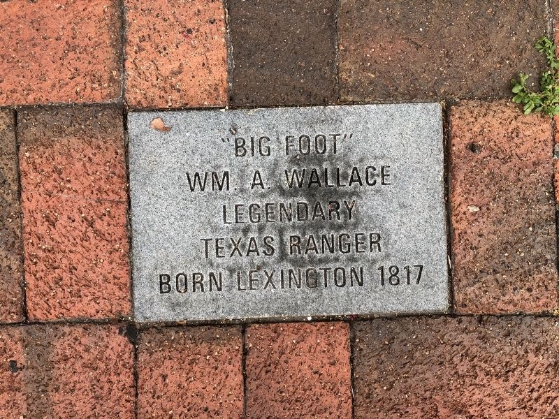 "Big Foot" Wm. A. Wallace Marker image. Click for full size.